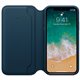 Apple Étui folio en cuir pour iPhone X - Bleu cosmos