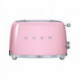 Smeg Grille-Pain Rose 950W 2 Tranches TSF01PKEU