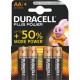 Duracell Plus Power 4 piles 1,5V alcalines AA (lot de 3)