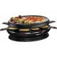 Tefal Raclette - Fondue Raclette Colormania noir 8 personnes RE320012