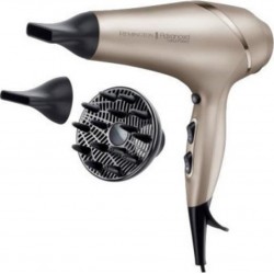 Remington ac8605 seche-cheveux professionnel ionique colour protect 2300w, soin micromoleculaire huile karite et filtres uv REM4