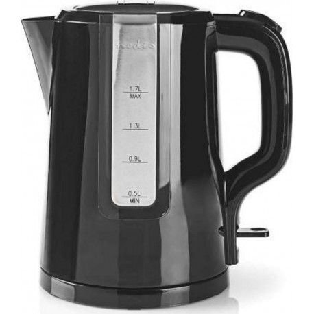 Nedis kawk120ebk bouilloire électrique 1,7 l lampe led noir