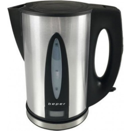 Beper bb.101 bouilloire électrique - 1,7 l - 2200 w - noir et acier BEP8051772718497