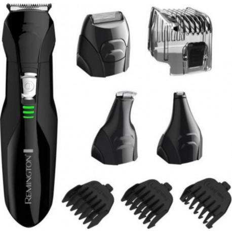Remington pg6020 tondeuse multifonction cheveux barbe visage, 4 tetes interchangeables, 4 guides de coupe, résultat professio… R