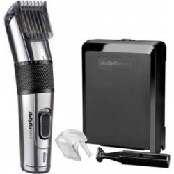 Babyliss e977e - tondeuse a cheveux carbon steel - 26 étapes de longueur - sans fil - lame auto aiguisable acier inoxydable -… B