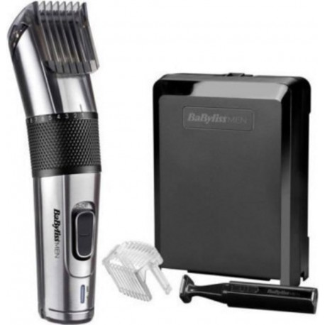 Babyliss e977e - tondeuse a cheveux carbon steel - 26 étapes de longueur - sans fil - lame auto aiguisable acier inoxydable -… B