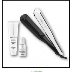 L'oréal professionnel steampod 3.0 lisseur + lait cheveux fins 150 ml + sérum 50 ml