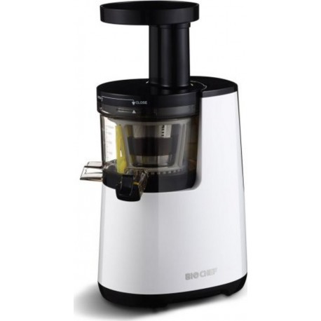 Biochef Extracteur de jus biochef atlas - slow juicer 60 tr/min - moteur 150W - pression à froid (blanc)