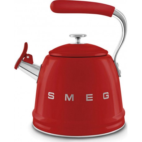 SMEG Bouilloire Sifflante 2.3L Rouge