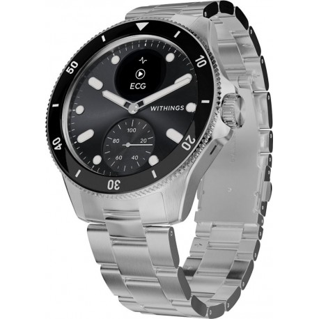Withings Montre santé Scanwatch Nova 42mm Noire