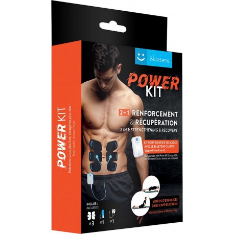 NC Electrode BLUETENS kit ABS bluepack ABS + clip + cable