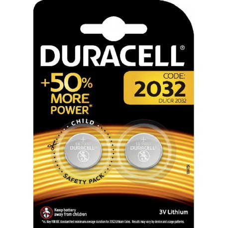 Duracell 2 piles 3V lithium 2032 (lot de 2)