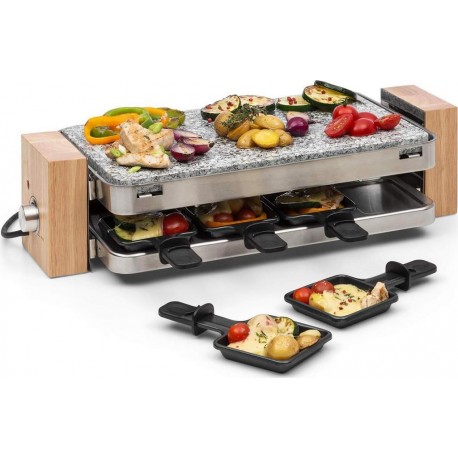 Klarstein Raclette Prime-Rib Appareil à Raclette Pour 8 Gri
