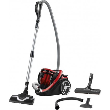 Rowenta Aspirateur Sans Sac 550W Noir Rouge SF CYCLONIC 4A+ PARQ RO7643EA