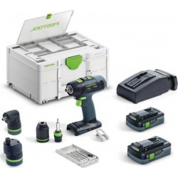 Festool Perceuse-visseuse sans fil T 18+3 HPC 4,0 I-Set