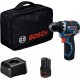 Bosch Perceuse-visseuse sans fil GSR 12V-32, 2xGBA 12V 2.0Ah, sac à outils