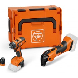 FEIN Combo Avantage Batterie MULTIMASTER AMM 500 & Perceuse-visseuse ASCM 18 Q