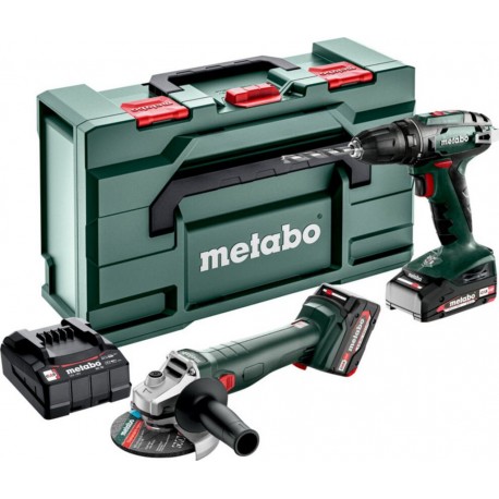 Metabo Kit d'outils sans fil 2.4.3 18 VBS 18 + W 18 L 9-125 metaBOX 165 L