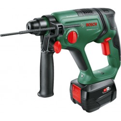 Bosch Marteau perforateur sans fil UniversalHammer 18V, 1 batterie PBA 18V 4.0 Ah, chargeur et coffret