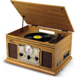Evidence Acoustics Platine vinyle EA-PL300-WOOD Vinyle 33/45/78
