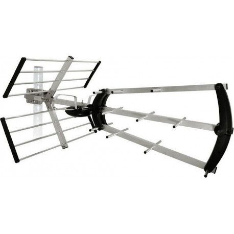 Metronic Antenne extérieure Antenne dépliable 20dB avec filtre 4G