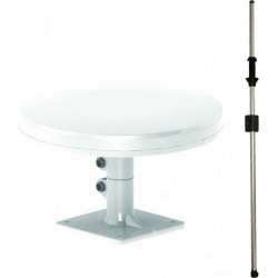 Antarion Antenne extérieure Antenne Tnt Omniproplus 38db + Mat Trav