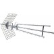 Metronic Antenne extérieure Antenne d&-39 extérieur UHF amplifiée 43dB