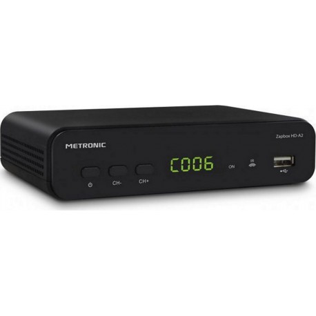 Metronic Décodeur TNT Décodeur TNT Zapbox HD-A2 avec afficheur