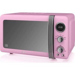 SWAN Micro ondes SM22030LPNEU Retro Micro-ondes 20L,800 W